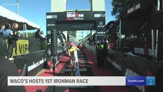 Waco hosts Ironman Race [upl. by Nymassej453]