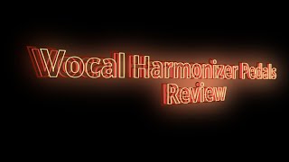 Vocal Harmonizer Pedals  Do They Work [upl. by Nehgem627]