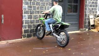 kx250f burnout [upl. by Arutek]