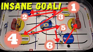 Insane Table Hockey Goal [upl. by Leak]