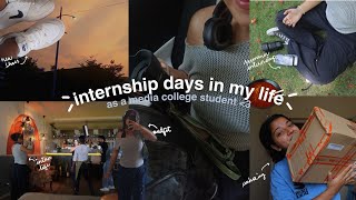 INTERN days in my life VLOG ☕️  summer internship unboxing amp more☀️ [upl. by Winni]