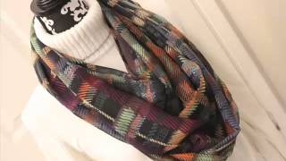 EASY Infinity Fabric scarf MINUTES to make [upl. by Lirbij]