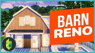 The Sims 4  Modern Barn Renovation  Part 1 [upl. by Ellirpa]