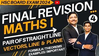 MATHS FINAL REVISION LEC 4 POSLVECTORS LINE amp PLANE  HSC BOARD EXAM 2024  hsc2024  Dinesh Sir [upl. by Aihsenor]