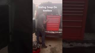 Sliding Snap On toolbox snapon mechaniclife [upl. by Ayamat]