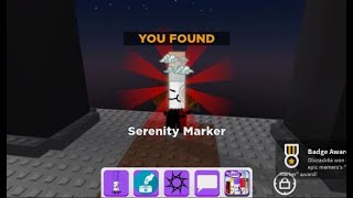 How to get SERENITY marker in FIND THE MARKERS Roblox  UPDATED 2024 [upl. by Young985]