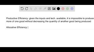 What is productive efficiency Allocative efficiency [upl. by Moneta772]