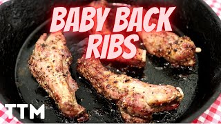 How to Air Fry Baby Back Ribs in the Air Fryer Oven  Easy Cooking [upl. by Aicrop]