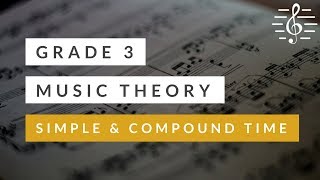 Grade 3 Music Theory  Simple amp Compound Time Signatures [upl. by Maxma260]