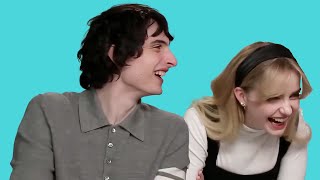 Finn Wolfhard and McKenna Grace being siblings for 7 minutes [upl. by Neelsaj]