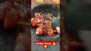 Sambal terasi sing trada lawan 👍😋 [upl. by Lalad]