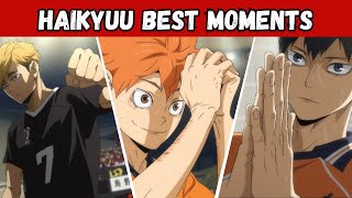 Haikyuu Season 4 Best moments 『ハイキュー』To the Top 2nd Season [upl. by Kera]