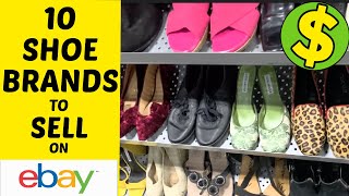 10 Shoe Brands to Sell on Ebay for a Profit  Selling Shoes on Ebay [upl. by Notliw724]