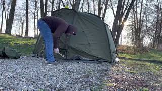 Trakker Tempest 150 Bivvy Aquatexx EV  Skull Cap Wrap Aquatexx EV [upl. by Joice]