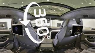 Lamborghini Urus Back Seat Interior View 360 Virtual Reality [upl. by Eliades503]