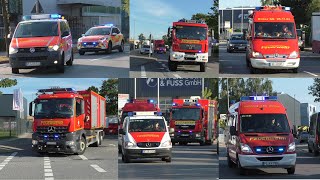 Gefahrgut LKW mit Transporter kollidiert LZG Kreis Pinneberg mit LZG Segeberg und der FF Ellerau [upl. by Dougald]