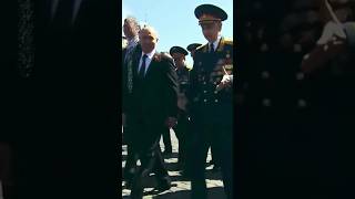 Putin Doesnt Let Security Push WW2 Veteran [upl. by Ssitnerp]