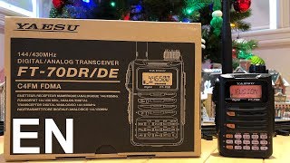 Yaesu FT70DR quotFull Reviewquot [upl. by Goldshlag]