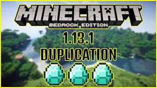 Minecraft Bedrock Simple Item Duplication [upl. by Mountfort]