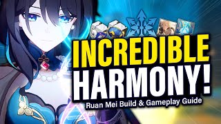 RUAN MEI GUIDE How to Play Best Relic amp Light Cone Builds Team Synergy  Honkai Star Rail 16 [upl. by Aihsakal]