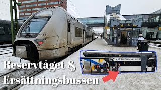 Reservtåget amp Ersättningsbussen [upl. by Notsud57]