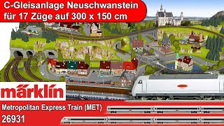 Märklin Modellbahnanlage für 1718 Züge und Märklin Neuheiten 2024 [upl. by Aninaj]