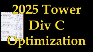 2025 Science Olympiad Tower Div C Optimization [upl. by Orson]