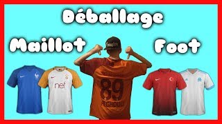 DEBALLAGE COLIS  Maillot Foot 1 [upl. by Kcirb]