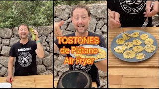 TOSTONES 😋 EN LA FREIDORA DE AIRE Air Fryer 👍🏻  GUILLE RODRIGUEZ [upl. by Sialac482]