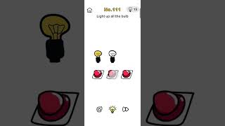 Brain Out Level 111 Solving Light up all the bulbbrainoutgaming brainout mobilegame [upl. by Neivad]