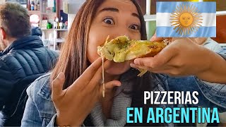 Así son las pizzerías en Buenos Aires Argentina ¿Cual es la mejor pizza 🇦🇷 🍕 [upl. by Egidius]