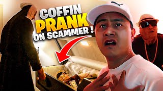 CONFRONTING SCAMMERS WITH A FAKE FUNERAL EPIC REACTIONS [upl. by Annelg198]