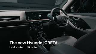 The new Hyundai CRETA  Seamlessly Integrated Infotainment and Cluster Screen [upl. by Gayleen]