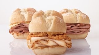 Arbys New Sliders Review [upl. by Cirle439]