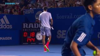 Djokovic v Del Potro thriller Nadal in 2017 Acapulco Wednesday Tennis Highlights [upl. by Aeslek]