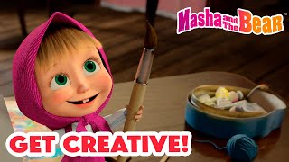 Masha and the Bear 2024  🎨 Get Creative 😍 Best episodes cartoon collection 🎬 [upl. by Moia]