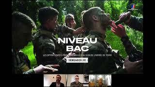 WEBINAR  Niveau Bac  quelles sont les opportunités professionnelles au sein de l’armée de Terre [upl. by Aimal711]