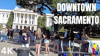 Explore Downtown Sacramento  April 2023  Sacramento California [upl. by Aneerhs]