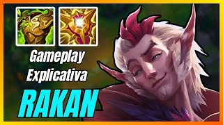 COMO JOGAR DE RAKAN SUP  LEAGUE OF LEGENDS [upl. by Australia]