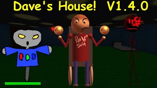 Daves House Update V140 Secret EndingNull Boss FightNew Characters [upl. by Efar]