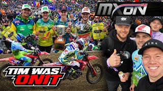 MXON 2024 Matterley Basin  Tim Gajser VS Jett Lawrence [upl. by Yllom]