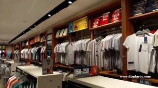 clothes showcase for manclothes racks man garment display store fixtureclothing store fixture [upl. by Dduj]