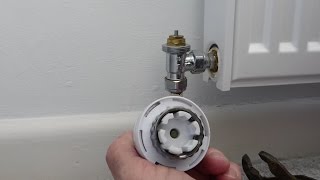 How to remove and replace a thermostatic radiator valve head [upl. by Ruenhcs943]