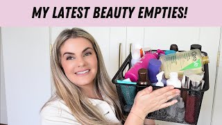 Beauty Empties 2023 Honest reviews of skincare haircare makeup amp more [upl. by Gupta]