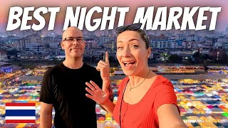 The best NIGHT MARKET in Bangkok Srinagarindra Train Night Market [upl. by Hellene]