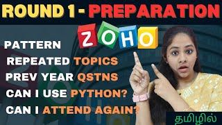 ZOHO ROUND 1 ✔  APTITUDE Preparation💯💥 in Tamil  ZOHO  Software Developer amp Quality Analyst👩🏻‍💻🚀 [upl. by Raine942]