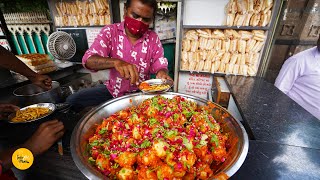 Most Unique Bhav Nagar Chaat Bhungra Batata Rs 25 Only l Bhavnagar Street Food [upl. by Orabelle]