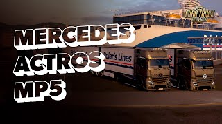 Mercedes MP5 Mod  152  Euro Truck Simulator 2 [upl. by Sharity235]