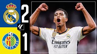 Real Madrid 21 Getafe  HIGHLIGHTS  LaLiga 202324 [upl. by Attelliw]