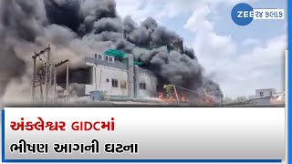 Massive fire breaks out in company at Bharchs Ankleshwar GIDC Fire tenders rushed to spot [upl. by Ddej]